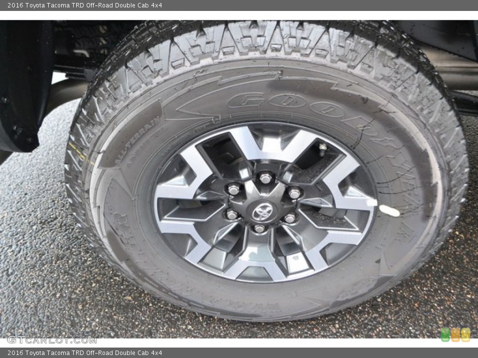 2016 Toyota Tacoma TRD Off-Road Double Cab 4x4 Wheel and Tire Photo #108120141