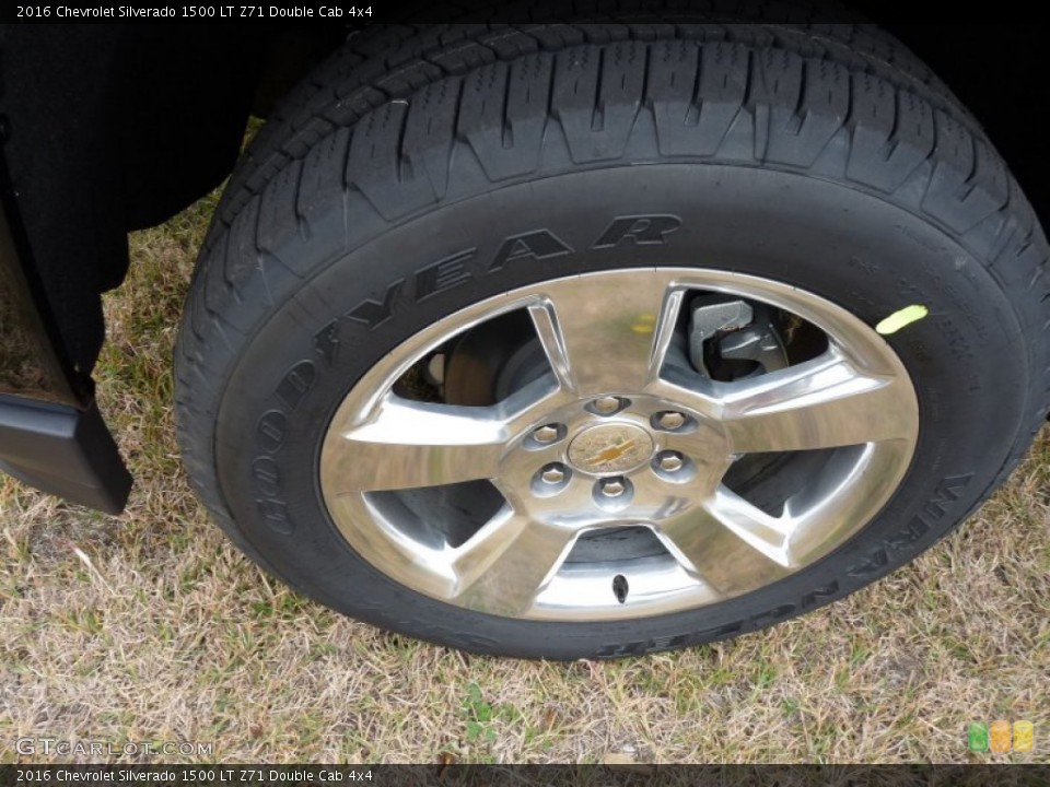 2016 Chevrolet Silverado 1500 LT Z71 Double Cab 4x4 Wheel and Tire Photo #108124608