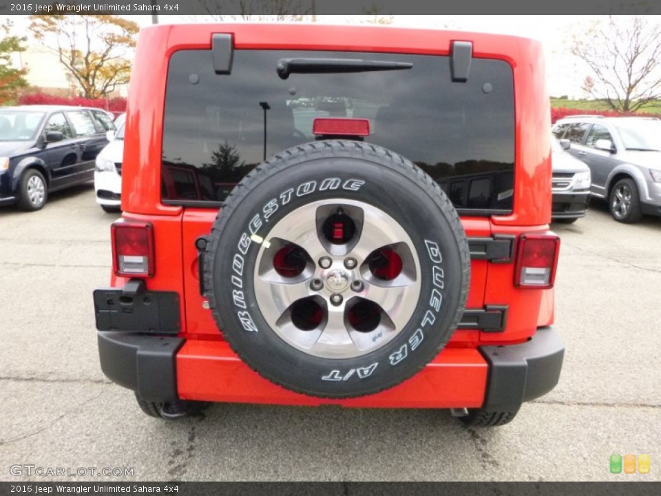2016 Jeep Wrangler Unlimited Sahara 4x4 Wheel and Tire Photo #108137820