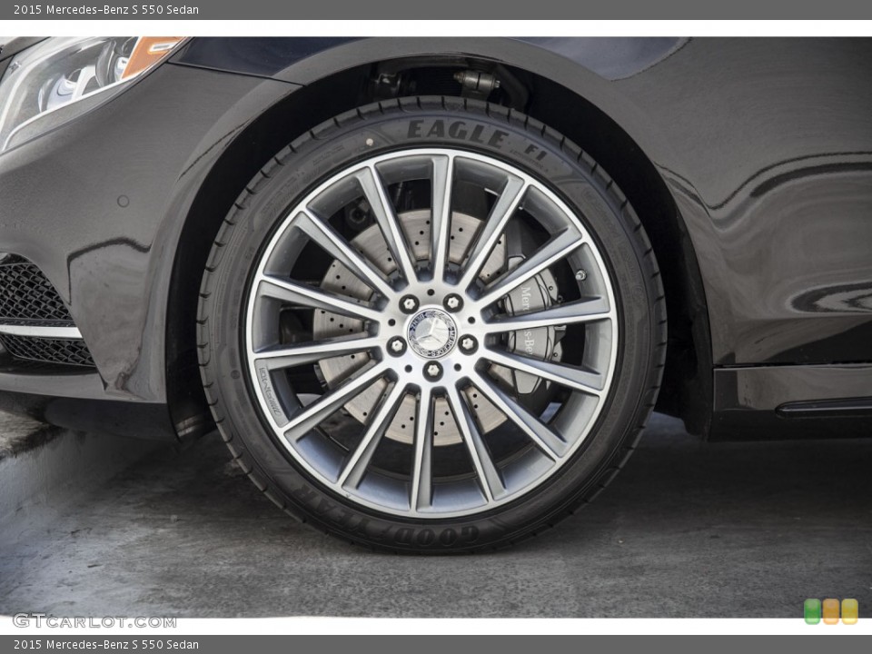 2015 Mercedes-Benz S 550 Sedan Wheel and Tire Photo #108138240