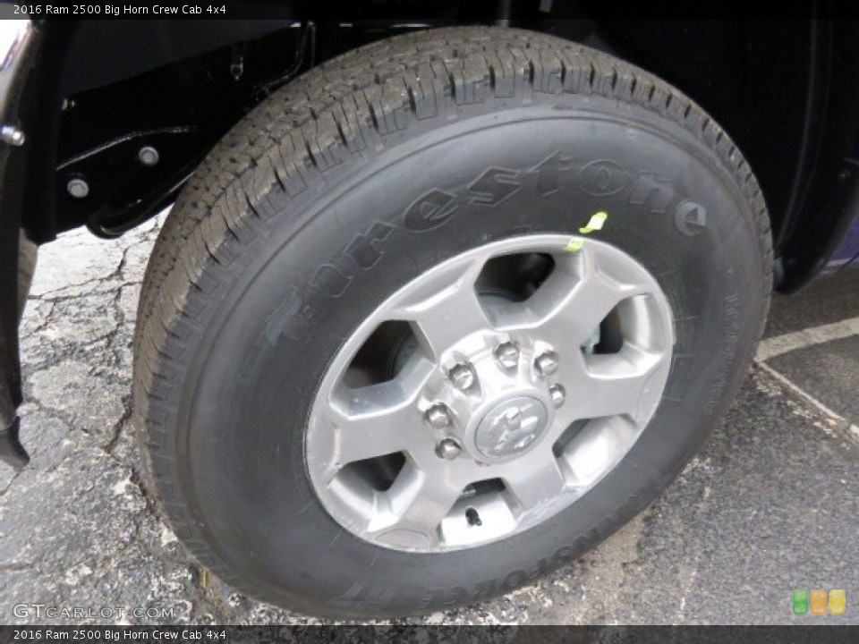 2016 Ram 2500 Big Horn Crew Cab 4x4 Wheel and Tire Photo #108140658
