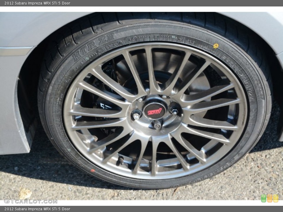 2012 Subaru Impreza WRX STi 5 Door Wheel and Tire Photo #108155169