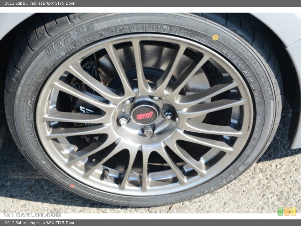 2012 Subaru Impreza WRX STi 5 Door Wheel and Tire Photo #108155203