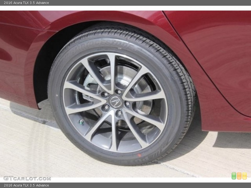 2016 Acura TLX 3.5 Advance Wheel and Tire Photo #108164629