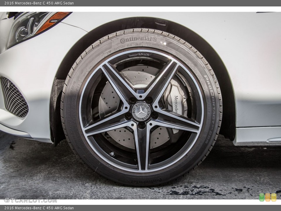 2016 Mercedes-Benz C 450 AMG Sedan Wheel and Tire Photo #108177223