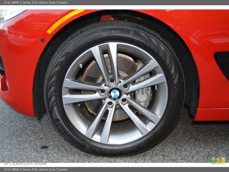 2015 BMW 3 Series 335i xDrive Gran Turismo Wheel and Tire Photo #108213601