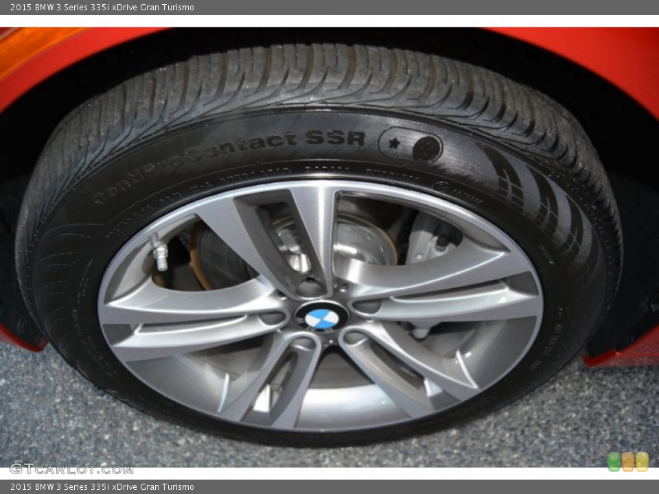 2015 BMW 3 Series 335i xDrive Gran Turismo Wheel and Tire Photo #108213630
