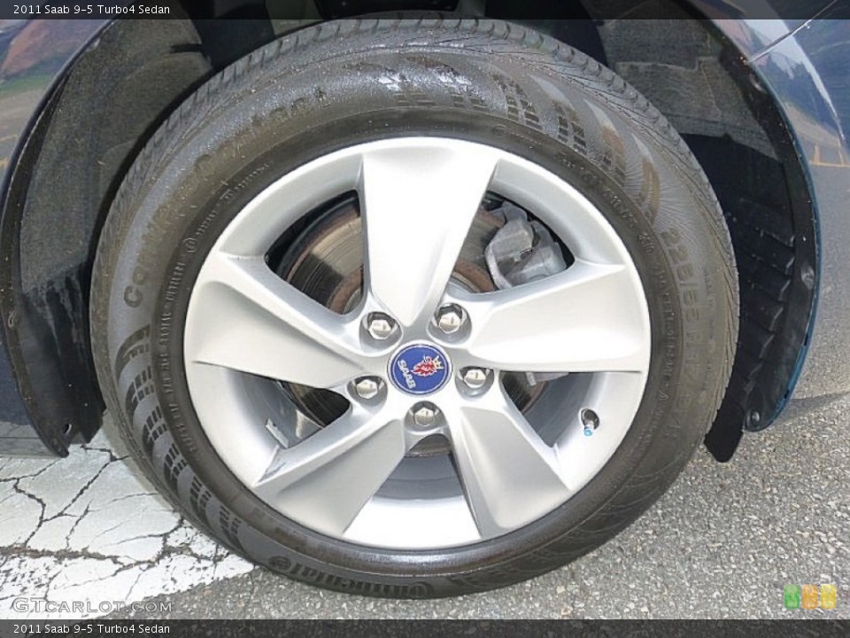 2011 Saab 9-5 Turbo4 Sedan Wheel and Tire Photo #108245901