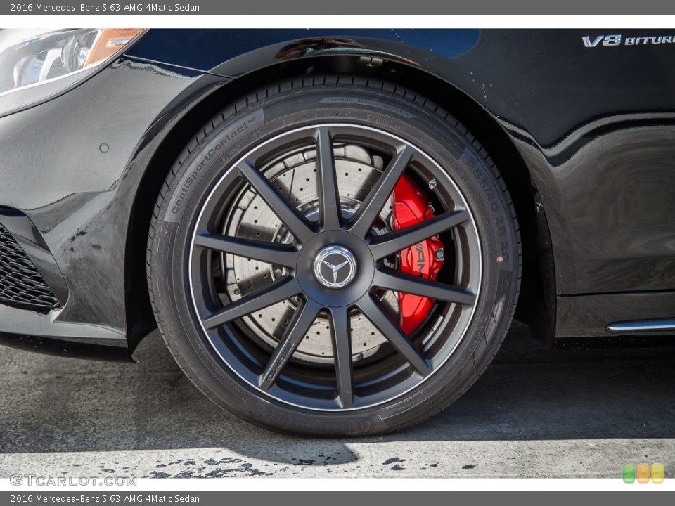 2016 Mercedes-Benz S 63 AMG 4Matic Sedan Wheel and Tire Photo #108254085
