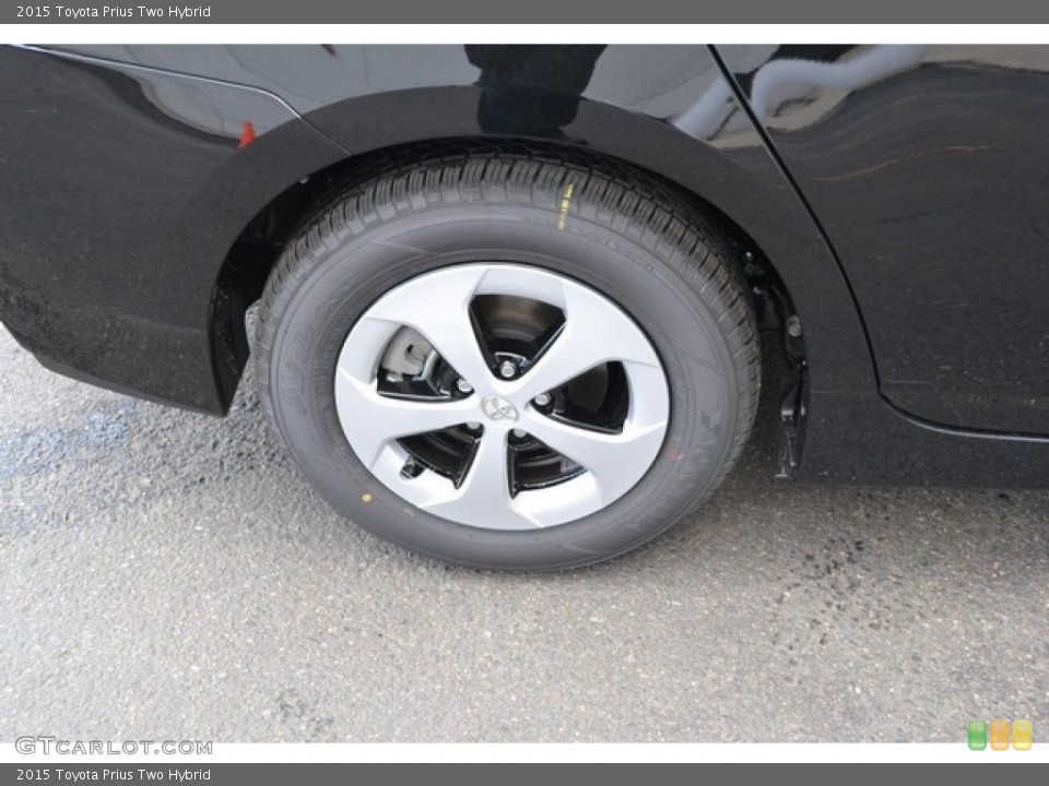 2015 Toyota Prius Two Hybrid Wheel and Tire Photo #108267869