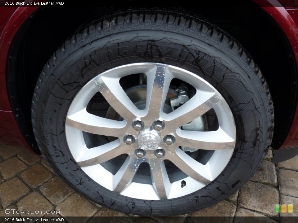 2016 Buick Enclave Leather AWD Wheel and Tire Photo #108282990