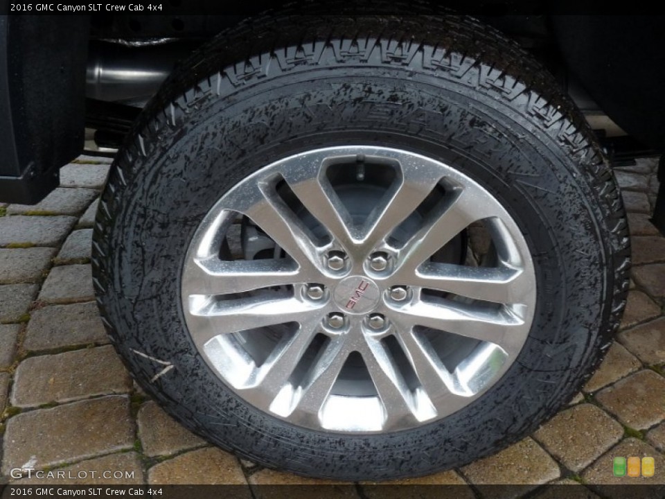 2016 GMC Canyon SLT Crew Cab 4x4 Wheel and Tire Photo #108283079