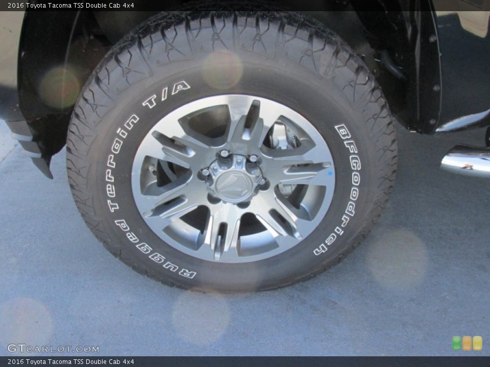 2016 Toyota Tacoma TSS Double Cab 4x4 Wheel and Tire Photo #108285926