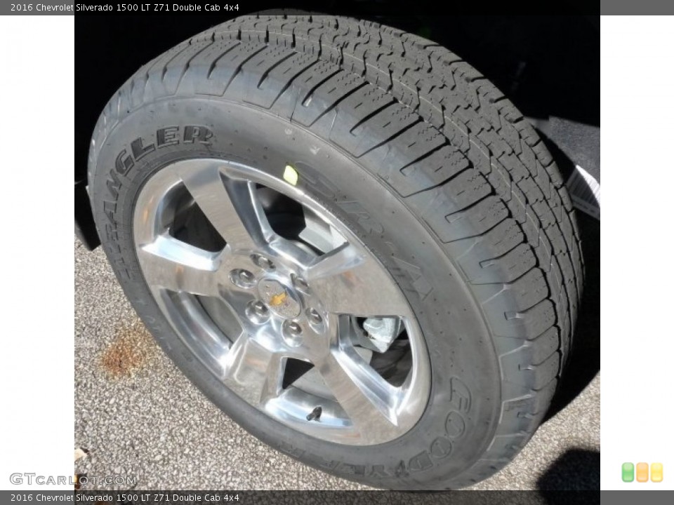 2016 Chevrolet Silverado 1500 LT Z71 Double Cab 4x4 Wheel and Tire Photo #108289074