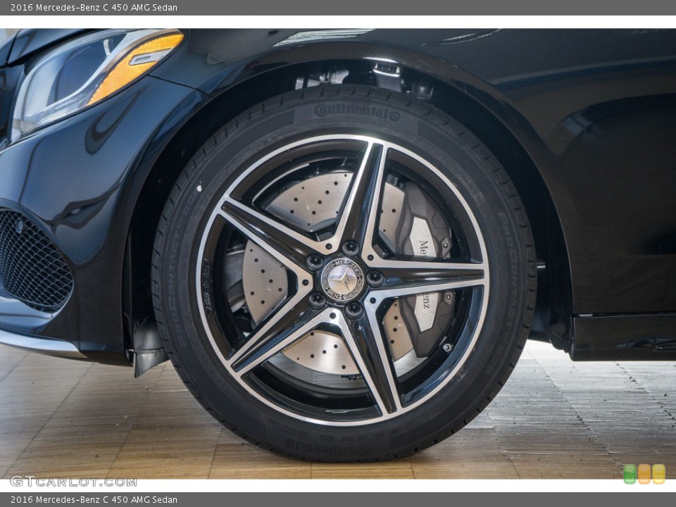 2016 Mercedes-Benz C 450 AMG Sedan Wheel and Tire Photo #108321163