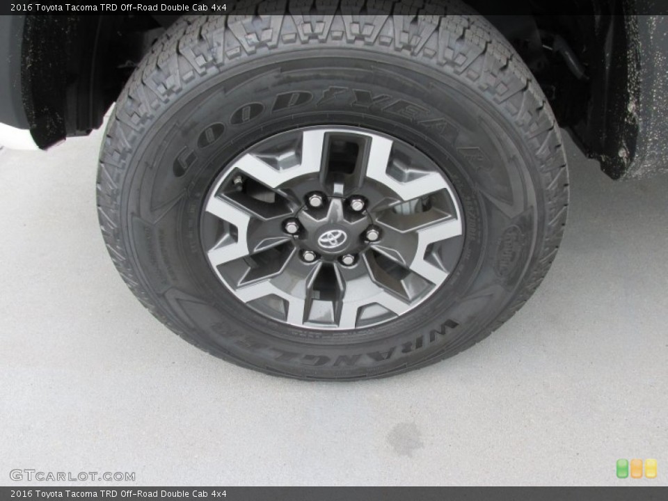 2016 Toyota Tacoma TRD Off-Road Double Cab 4x4 Wheel and Tire Photo #108321820