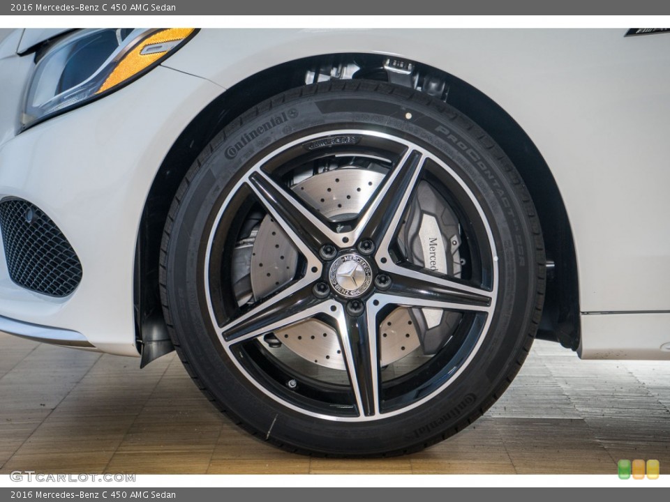 2016 Mercedes-Benz C 450 AMG Sedan Wheel and Tire Photo #108321944