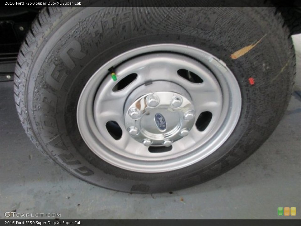 2016 Ford F250 Super Duty XL Super Cab Wheel and Tire Photo #108356762