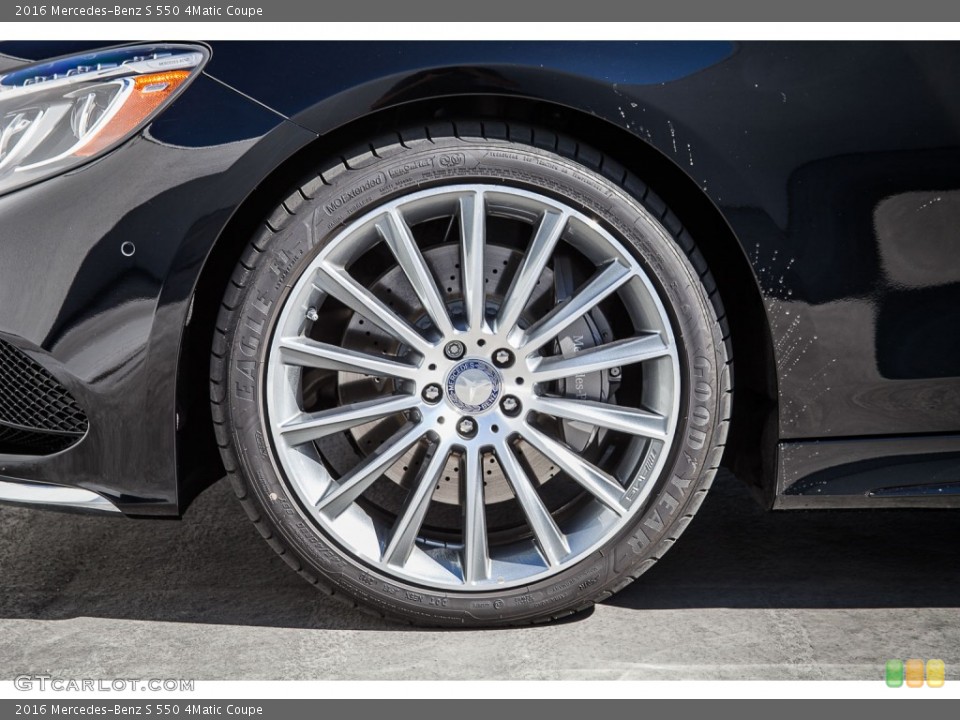 2016 Mercedes-Benz S 550 4Matic Coupe Wheel and Tire Photo #108366486