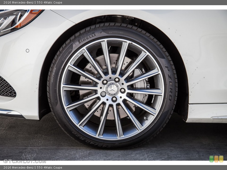 2016 Mercedes-Benz S 550 4Matic Coupe Wheel and Tire Photo #108366741