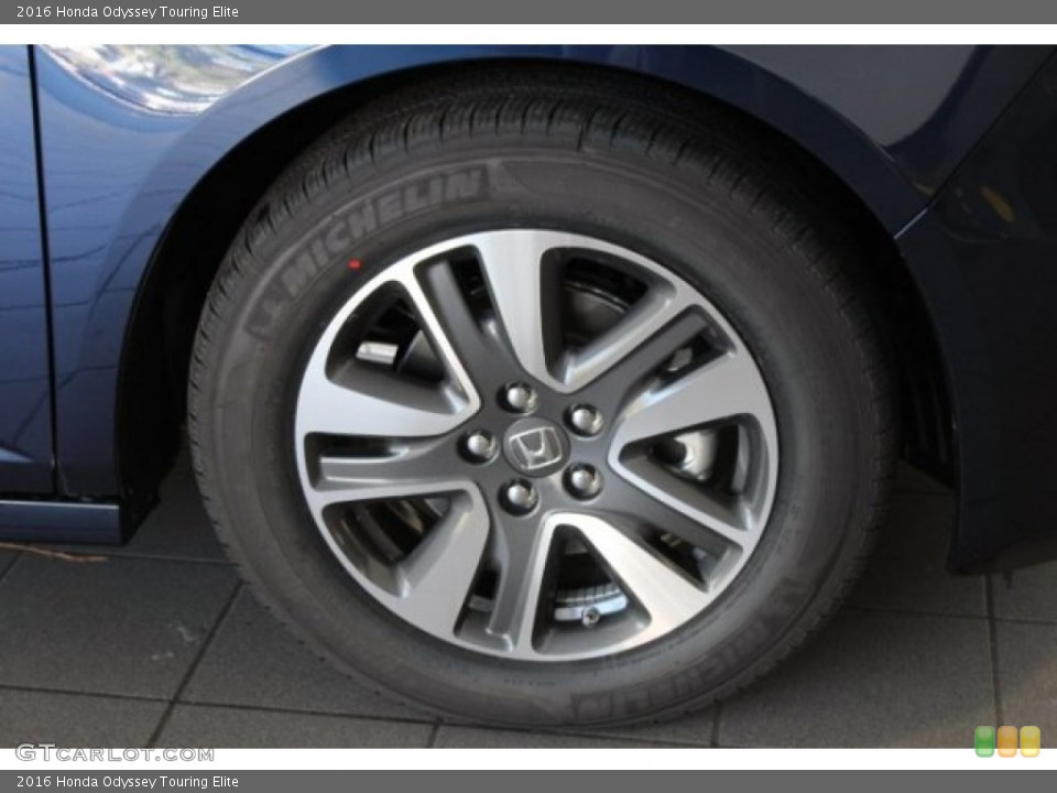 2016 Honda Odyssey Touring Elite Wheel and Tire Photo #108368538