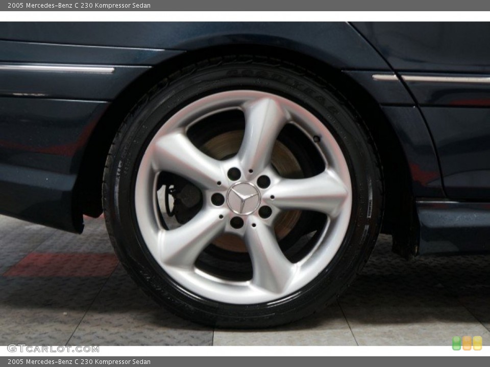 2005 Mercedes-Benz C 230 Kompressor Sedan Wheel and Tire Photo #108415269