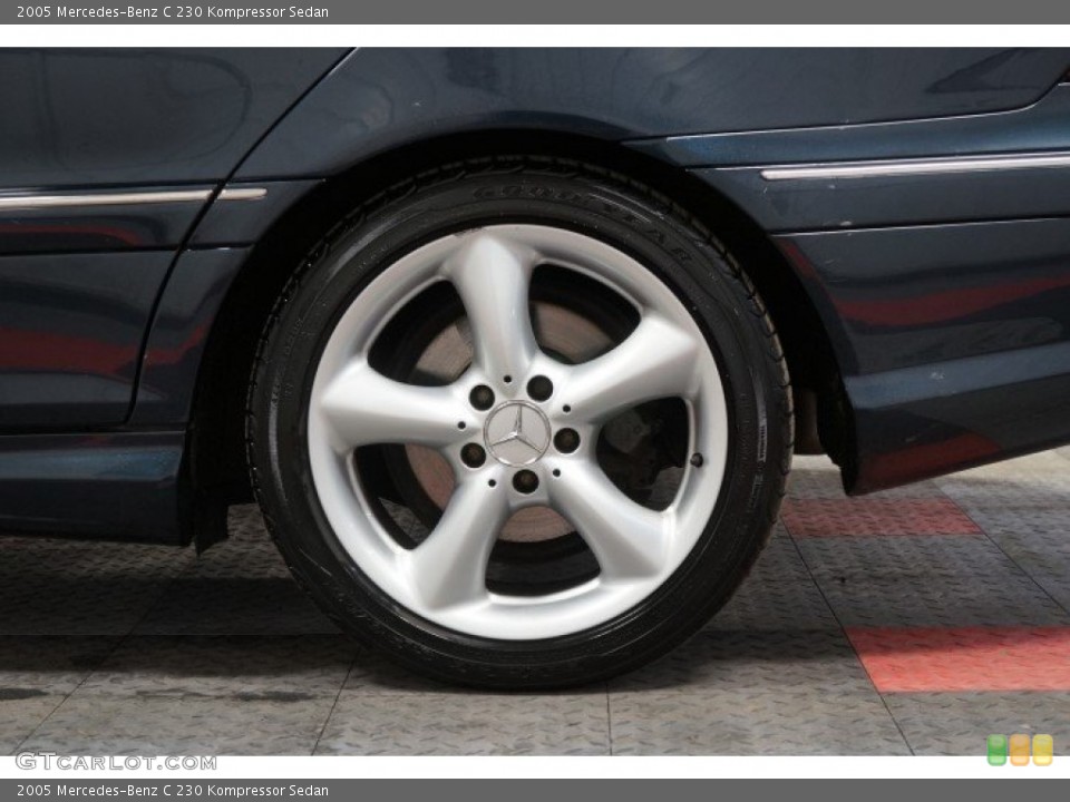 2005 Mercedes-Benz C 230 Kompressor Sedan Wheel and Tire Photo #108415515