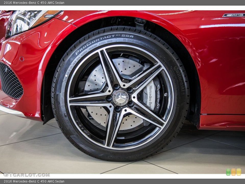 2016 Mercedes-Benz C 450 AMG Sedan Wheel and Tire Photo #108421281