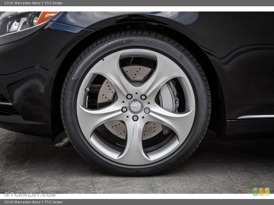 2016 Mercedes-Benz S 550 Sedan Wheel and Tire Photo #108422715