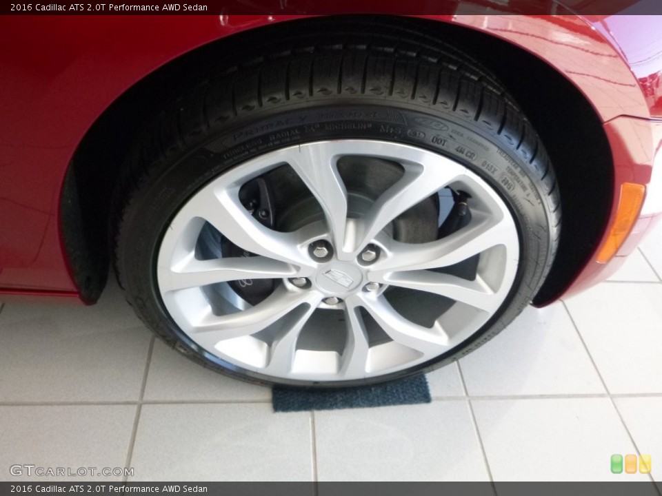 2016 Cadillac ATS 2.0T Performance AWD Sedan Wheel and Tire Photo #108426867