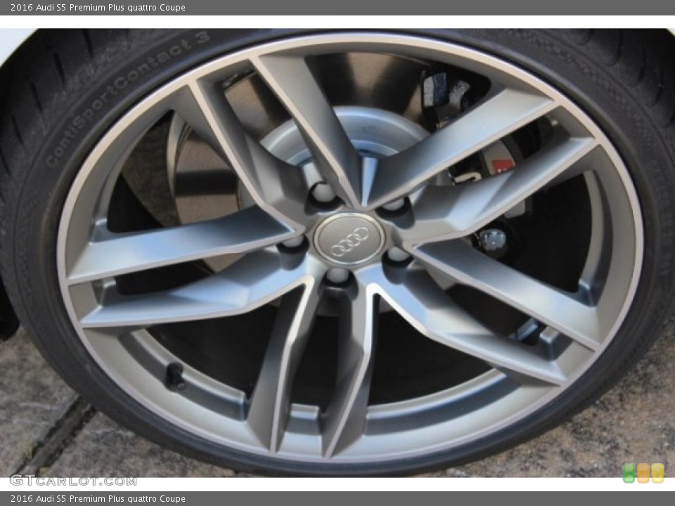 2016 Audi S5 Premium Plus quattro Coupe Wheel and Tire Photo #108455140