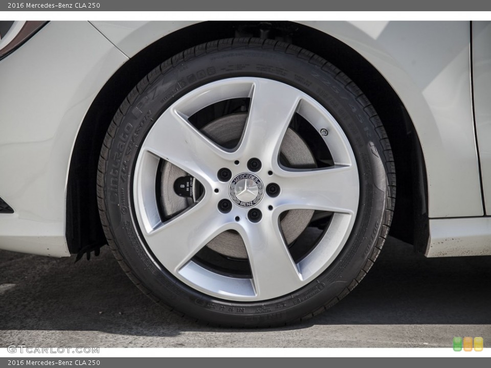 2016 Mercedes-Benz CLA 250 Wheel and Tire Photo #108459657