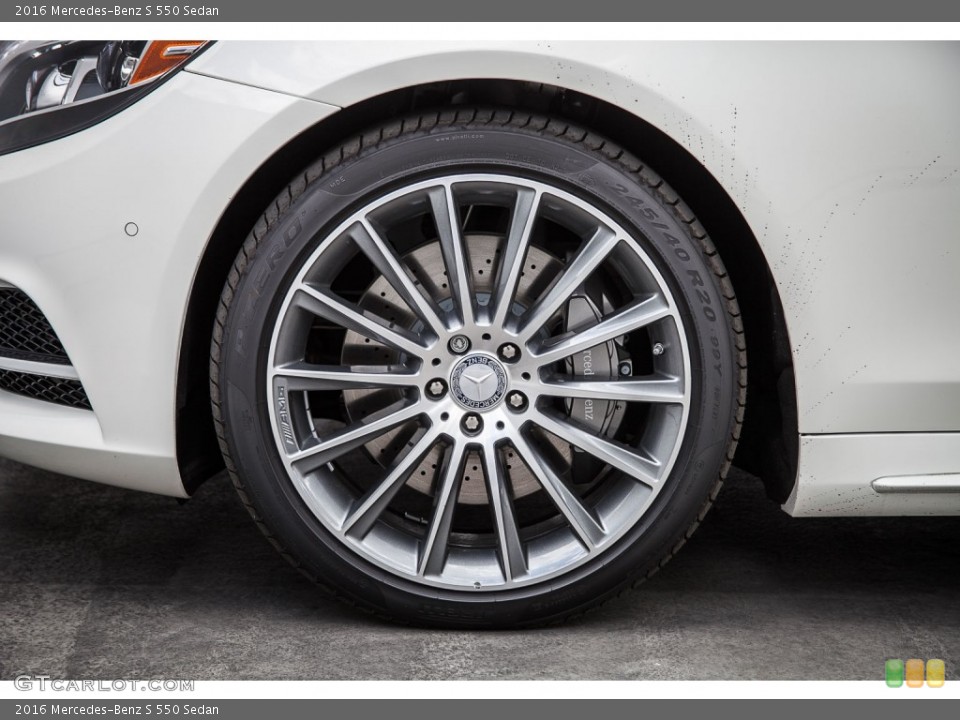 2016 Mercedes-Benz S 550 Sedan Wheel and Tire Photo #108461062