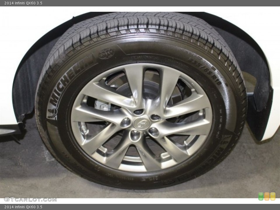 2014 Infiniti QX60 3.5 Wheel and Tire Photo #108465779