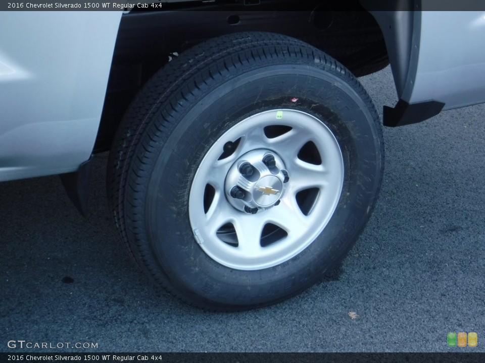 2016 Chevrolet Silverado 1500 WT Regular Cab 4x4 Wheel and Tire Photo #108474970