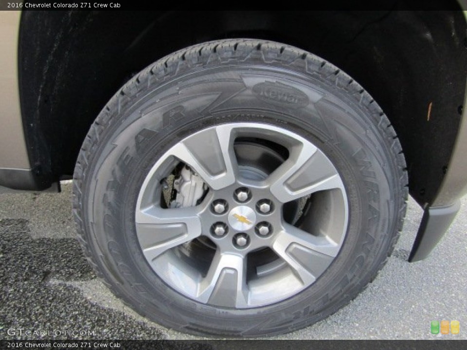 2016 Chevrolet Colorado Z71 Crew Cab Wheel and Tire Photo #108478724