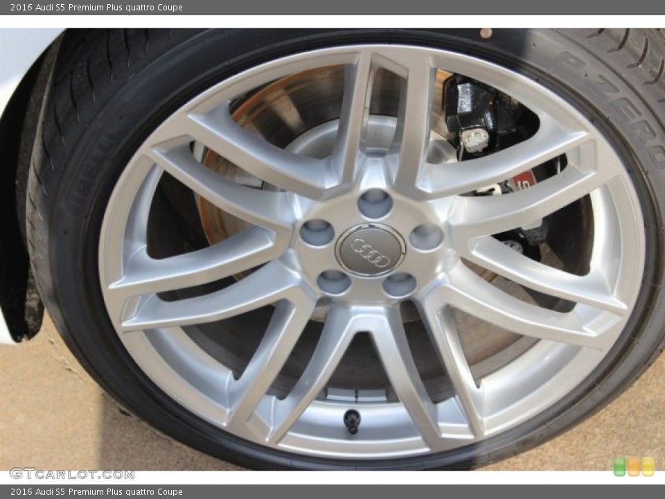 2016 Audi S5 Premium Plus quattro Coupe Wheel and Tire Photo #108499808