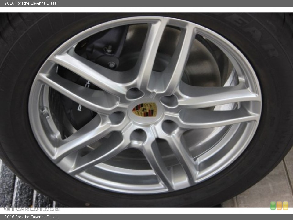 2016 Porsche Cayenne Diesel Wheel and Tire Photo #108510323