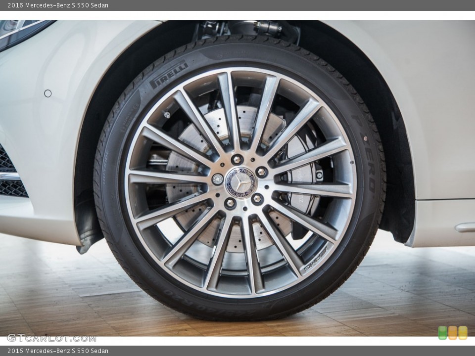 2016 Mercedes-Benz S 550 Sedan Wheel and Tire Photo #108548546