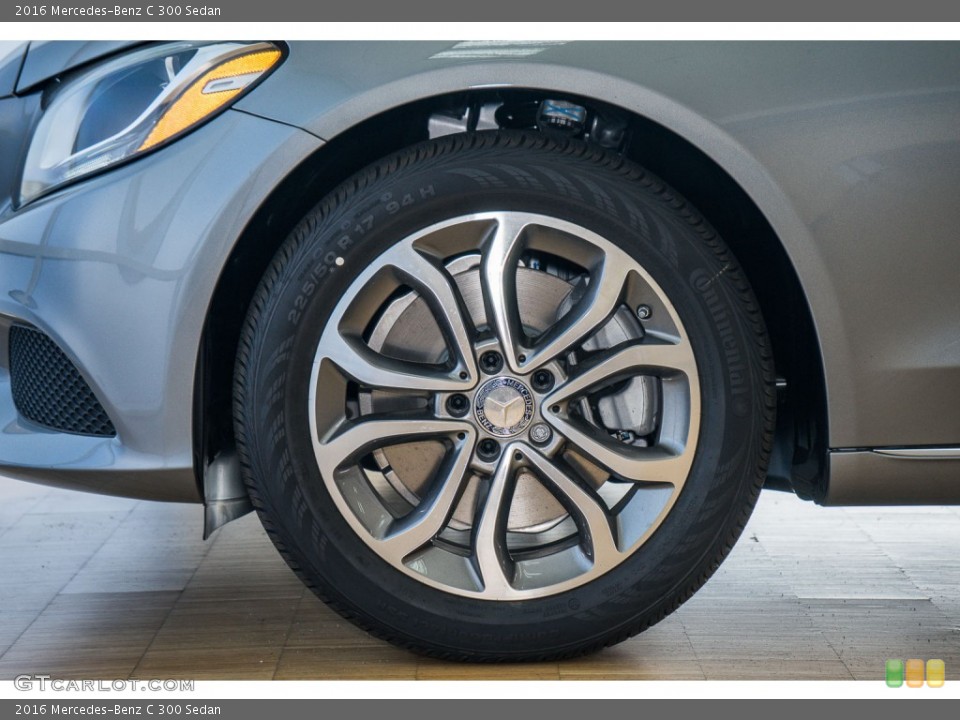 2016 Mercedes-Benz C 300 Sedan Wheel and Tire Photo #108589813