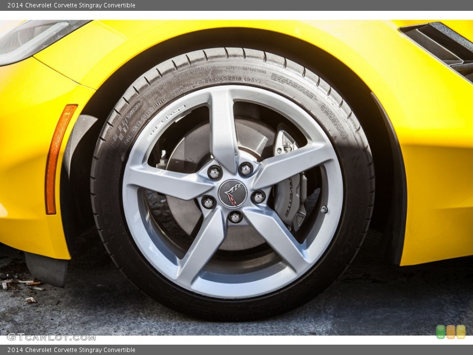 2014 Chevrolet Corvette Stingray Convertible Wheel and Tire Photo #108597659