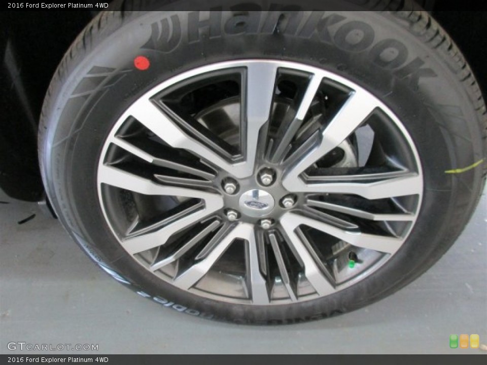 2016 Ford Explorer Platinum 4WD Wheel and Tire Photo #108610511