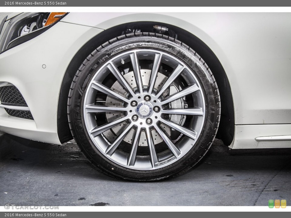 2016 Mercedes-Benz S 550 Sedan Wheel and Tire Photo #108624935