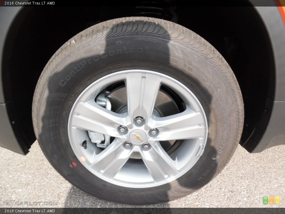 2016 Chevrolet Trax LT AWD Wheel and Tire Photo #108632315