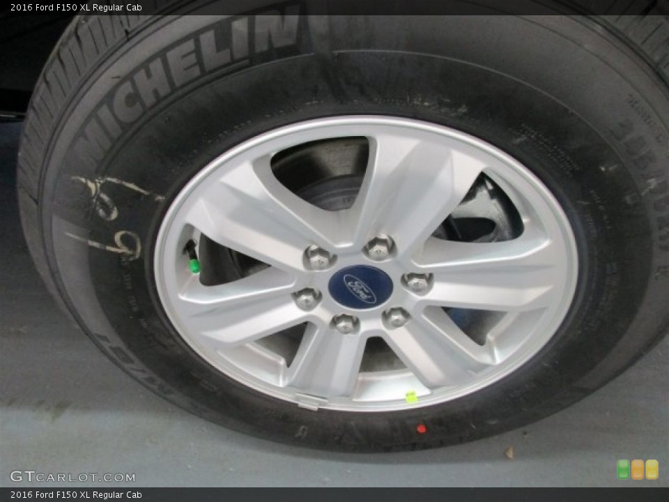 2016 Ford F150 XL Regular Cab Wheel and Tire Photo #108647148