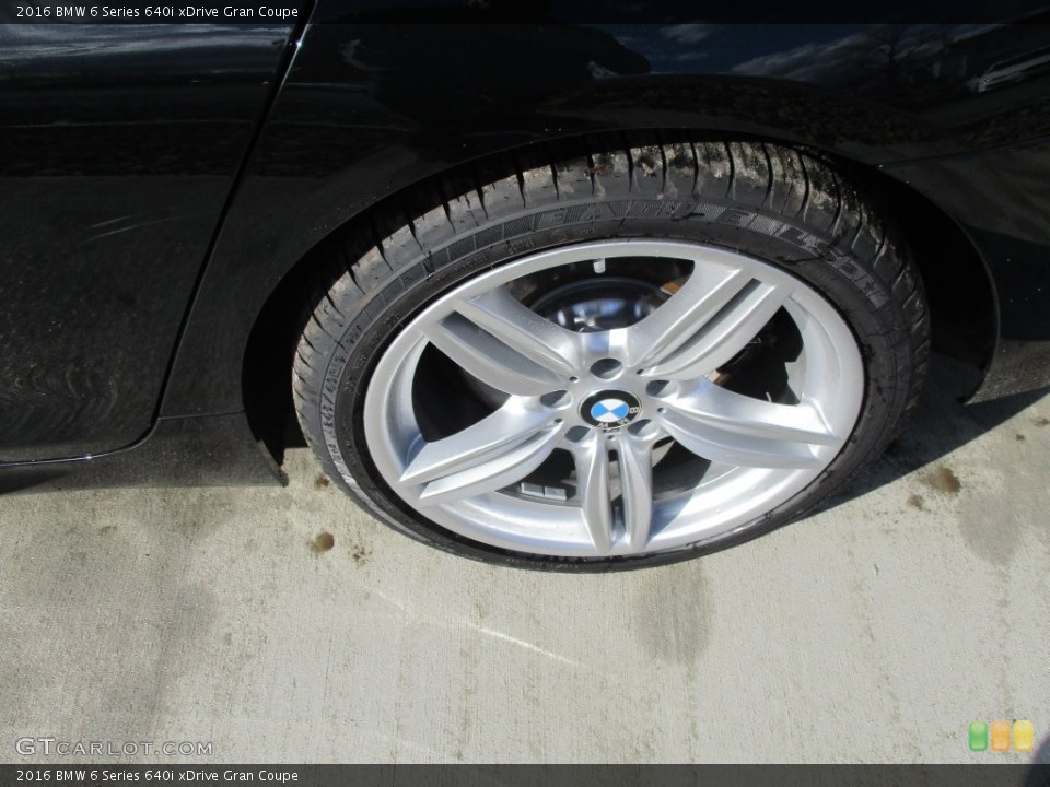2016 BMW 6 Series 640i xDrive Gran Coupe Wheel and Tire Photo #108648432