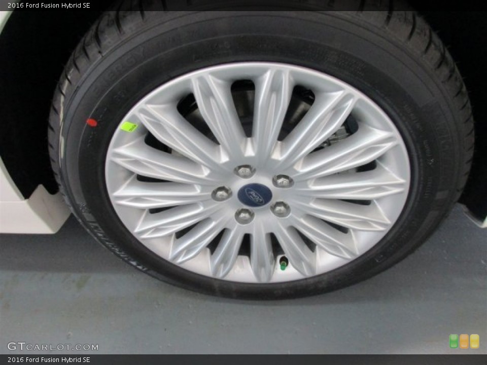 2016 Ford Fusion Hybrid SE Wheel and Tire Photo #108669174