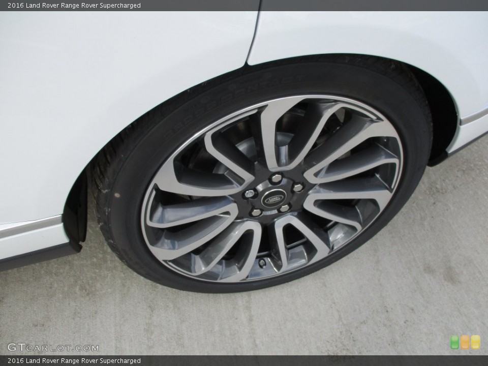2016 Land Rover Range Rover Supercharged Wheel and Tire Photo #108678865