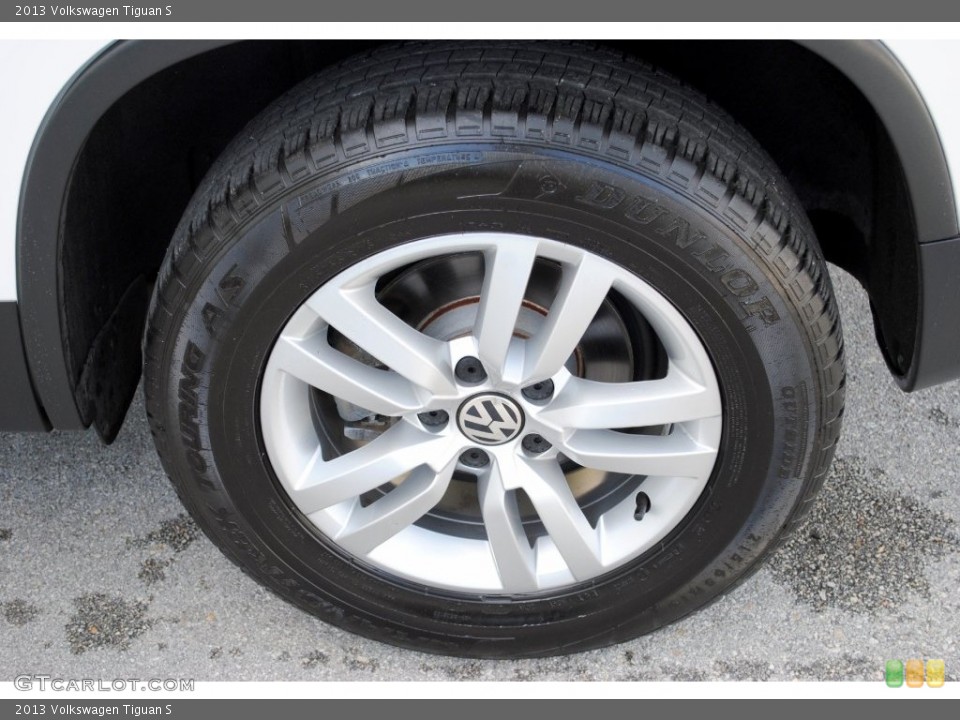 2013 Volkswagen Tiguan S Wheel and Tire Photo #108681319