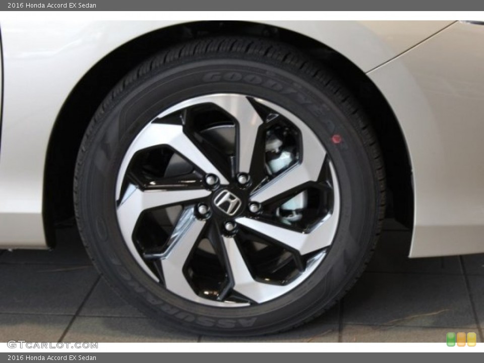 2016 Honda Accord EX Sedan Wheel and Tire Photo #108722898